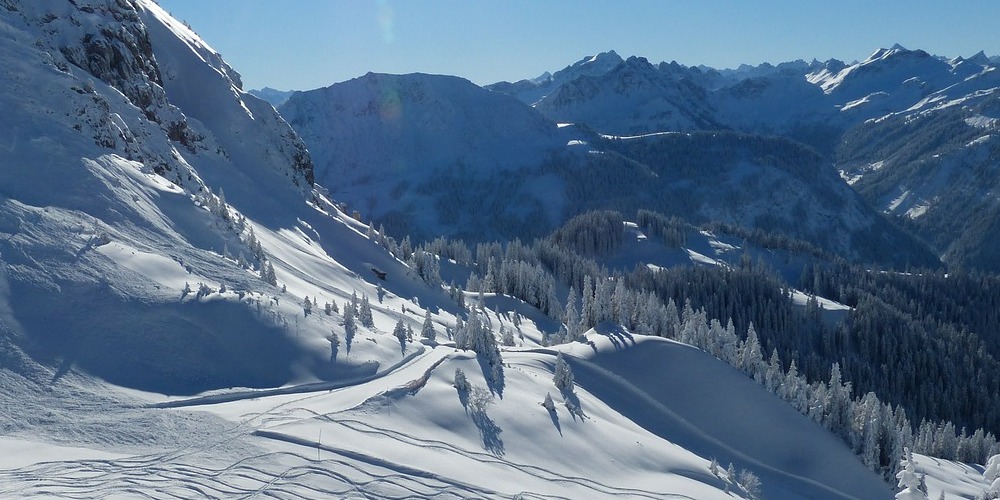 Skiing near Geneva